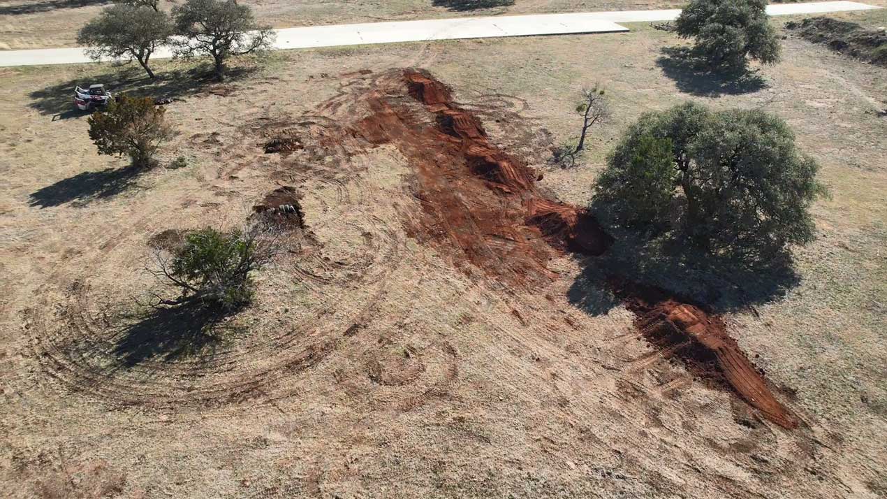 Off-road course action