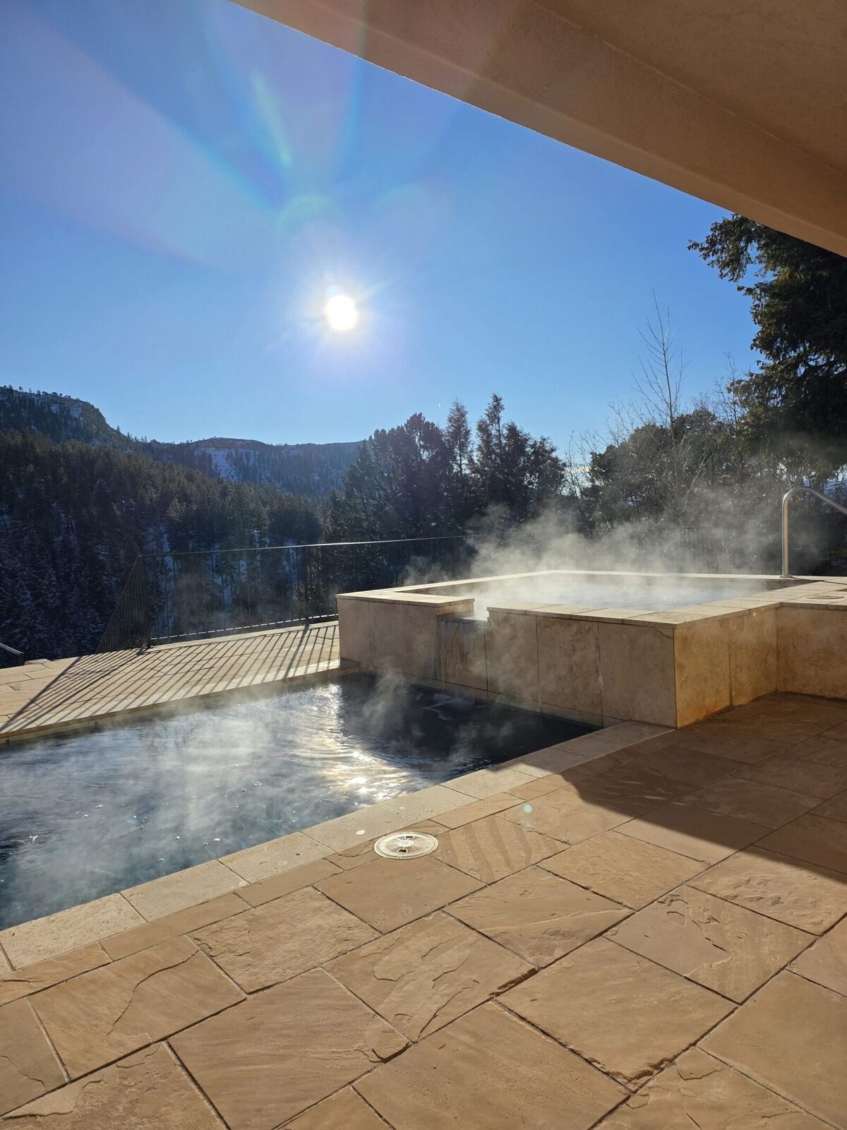 Heated pool