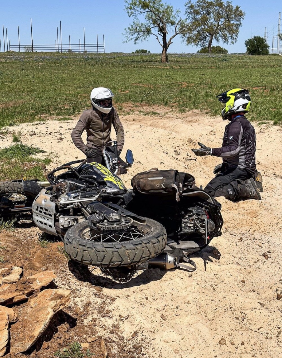 Adventure motorcycle training session